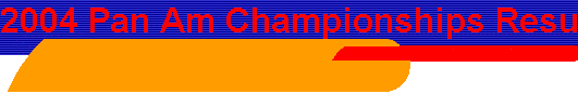 2004 Pan Am Championships Results